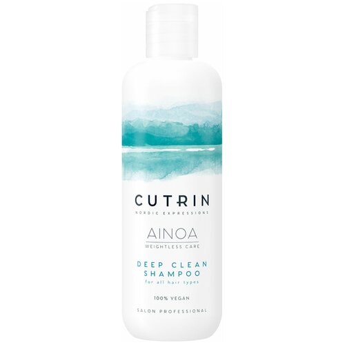 шампунь для увлажнения мини формат cutrin ainoa moisture shampoo 100 Шампунь AINOA DEEP CLEAN для глубокого очищения волос CUTRIN 300 мл