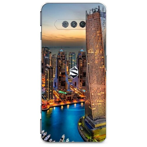 фото Силиконовый чехол "самолет путешествий" на xiaomi black shark 4s / сяоми блэк шарк 4s case place