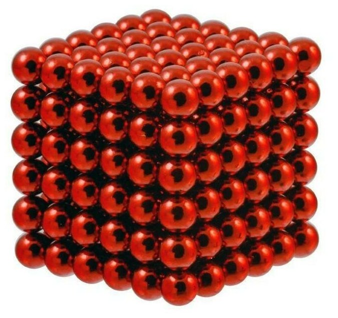 Магнитный конструктор Неокуб 216 шариков 5 мм Neocube (оранжевый)