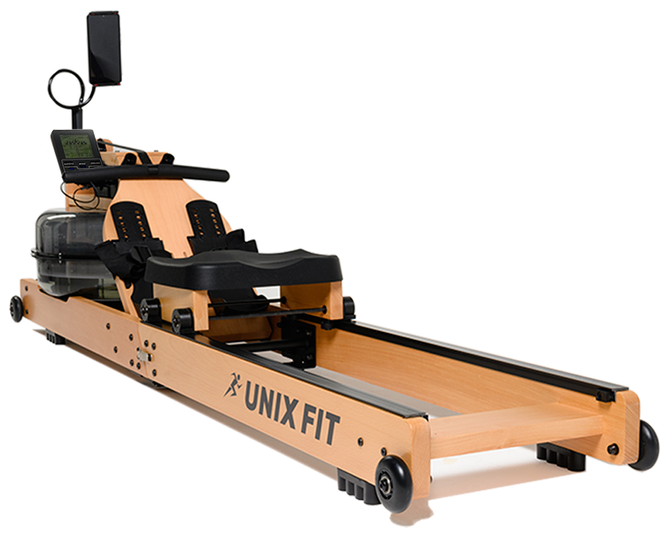 Гребной тренажер UNIX Fit Wood Rower Light