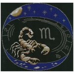 Набор для вышивания мулине нитекс арт.0139 Скорпион 31х31 см - изображение