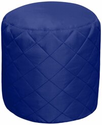 Банкетка Пазитифчик стеганая синяя (оксфорд) 40х40 см