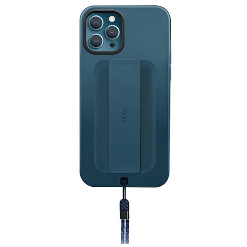 фото Чехол uniq чехол uniq для iphone 12 pro max heldro + band anti- microbial, синий