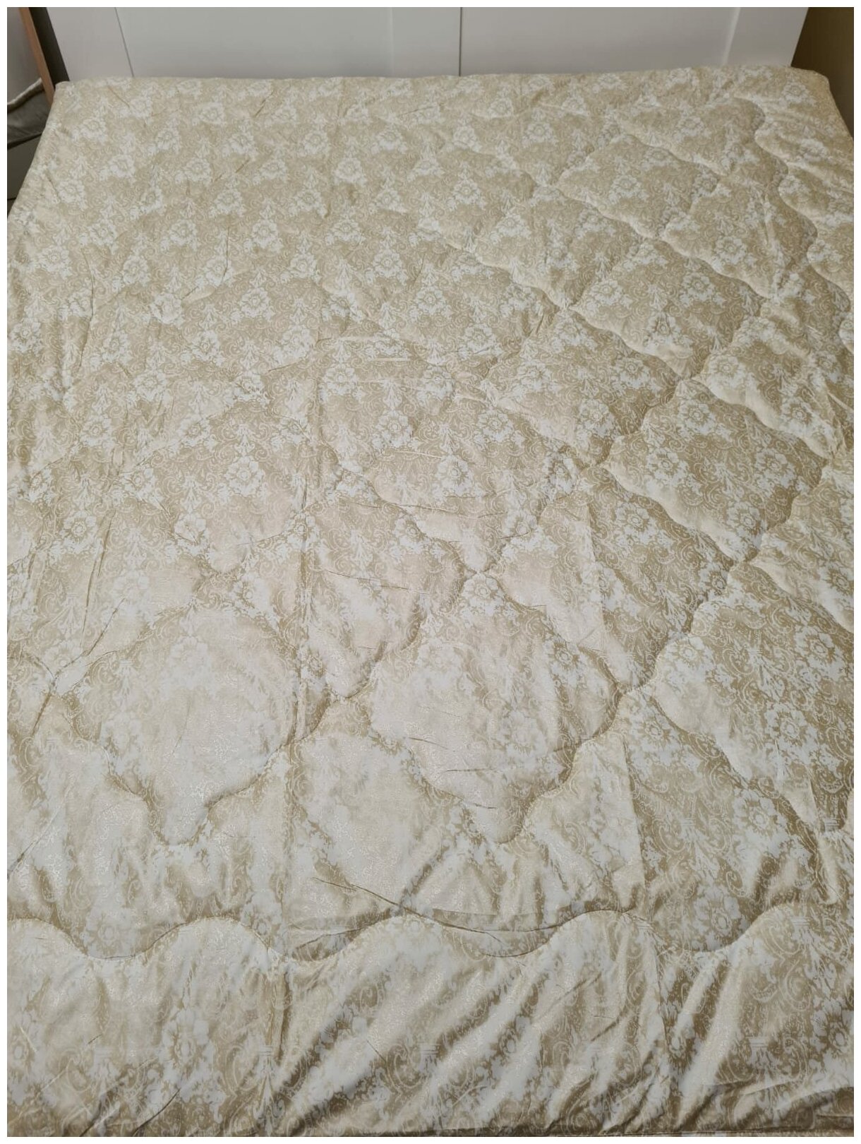 Одеяло Meizhouling Натуральный шелк, всесезонное, 150 х 205 см, бежевый - фотография № 8