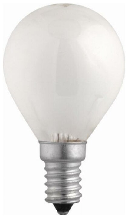 Лампа накаливания JazzWay P45 40W E14 матовая шар (комплект из 5 шт.)