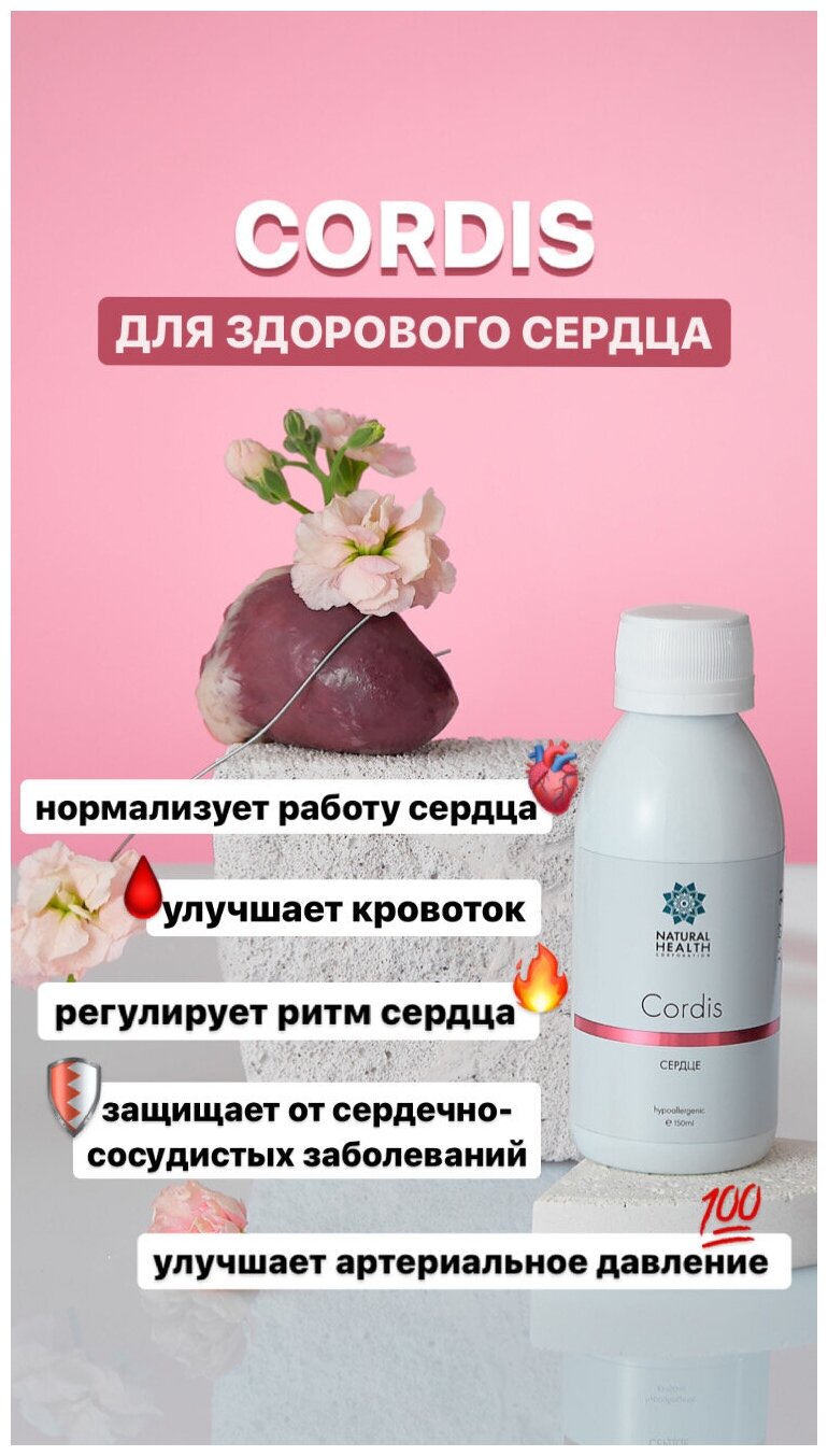 CORDIS / Кордис - препарат для здорового сердца, Natural Health