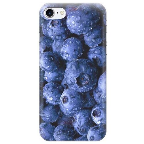 фото Re:pa чехол - накладка artcolor для apple iphone 7 / iphone 8 / iphone se (2020) с принтом "черника"