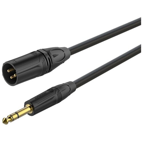 кабель микрофонный bespeco xcma300 xlr jack 6 3 3 m Кабель аудио 1xJack - 1xXLR Roxtone GMXJ260/3 3.0m