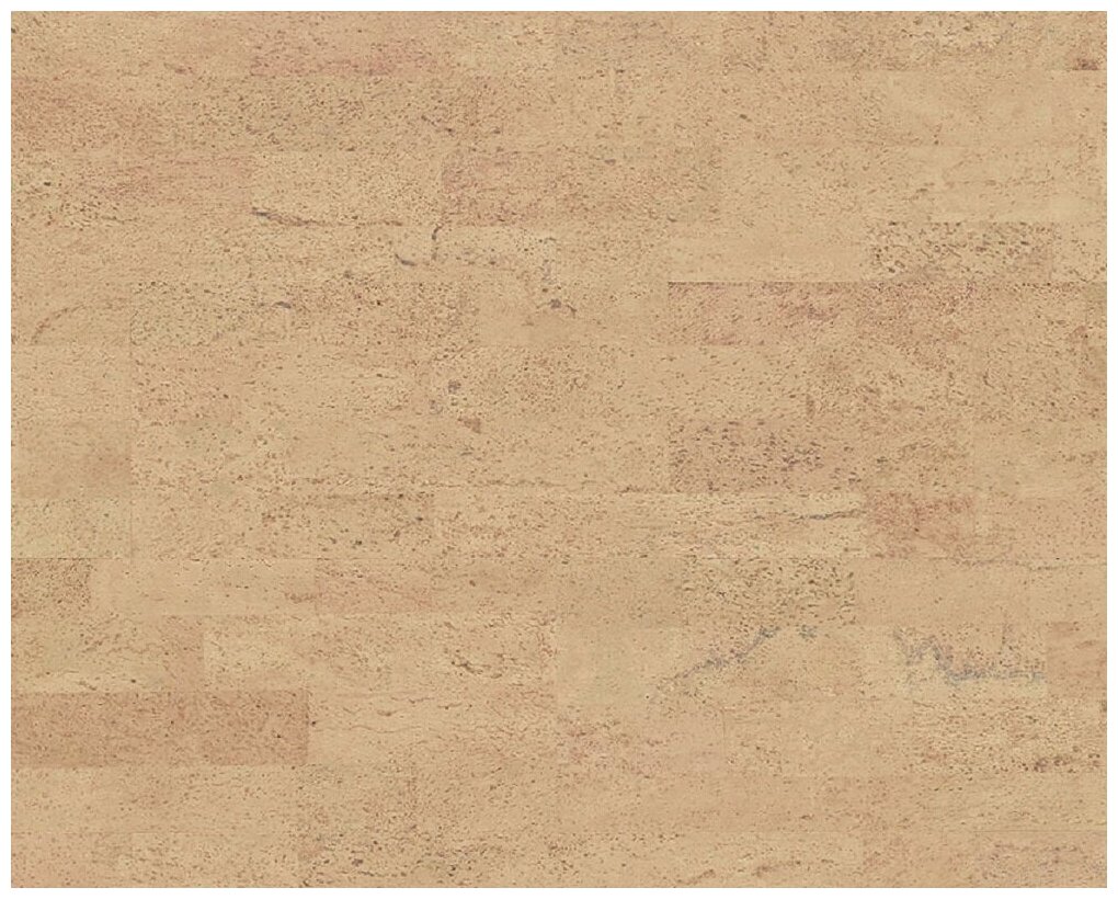 AJ2O002 Пробковое напольное покрытие AMORIM CORK PURE Identity Champagne, в листах 600*300*6 мм, фаска с 4 сторон, предлакировка, 10 листов в упаковке