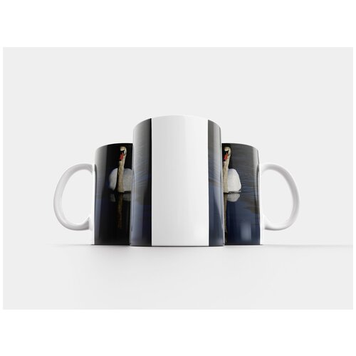 фото Кружка "лебедь, отражение, вода" 320 мл lotsprints