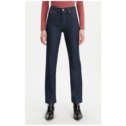 Джинсы Levi's, размер W27/L32, синий джинсы скинни wrangler размер w27 l32 синий