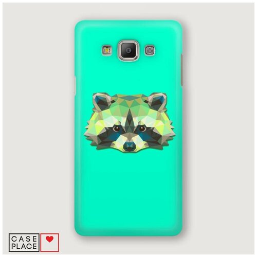 фото Чехол пластиковый samsung galaxy a7 графичный енот case place