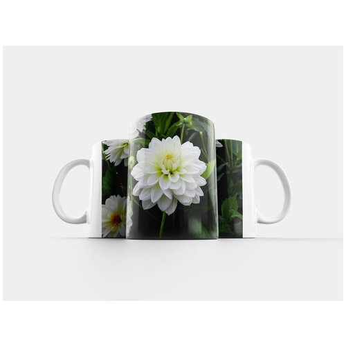 фото Кружка "георгин, завод, белый" 320 мл lotsprints