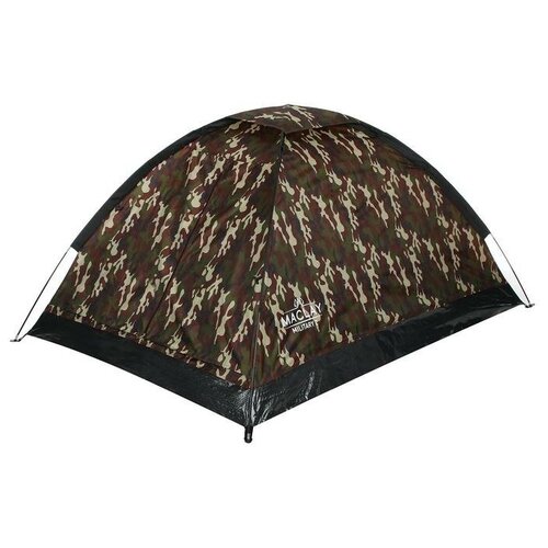 фото Палатка туристическая military 2, размер 205 х 150 х 105 см, 2-местная, однослойная без бренда