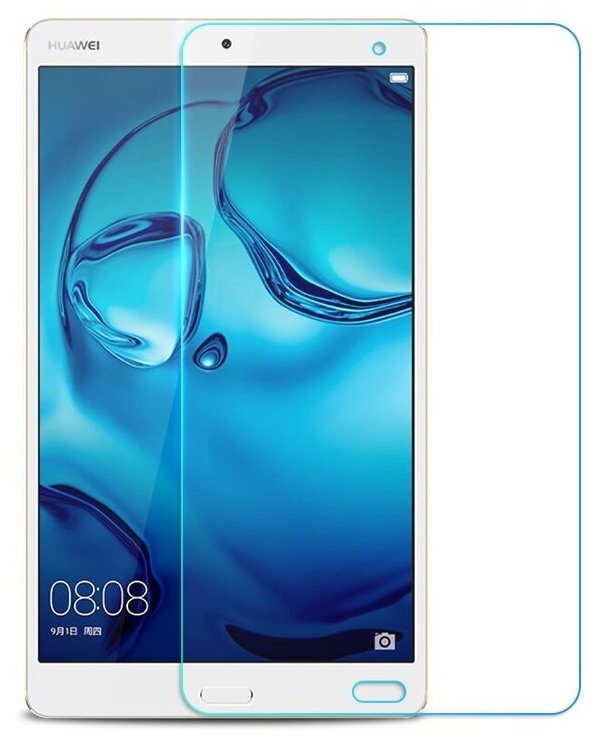 Защитная пленка MyPads для планшета Huawei MediaPad M3 Lite 10 Wi-Fi/ LTE (BAH-AL00 / W09) глянцевая