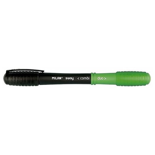 Купить Ручка шариковая MILAN Sway Combi Duo двусторонняя (черный - зеленый)