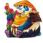 Волшебный деревянный пазл Кунг-фу панда, размер M 37*37 283 детали - изображение