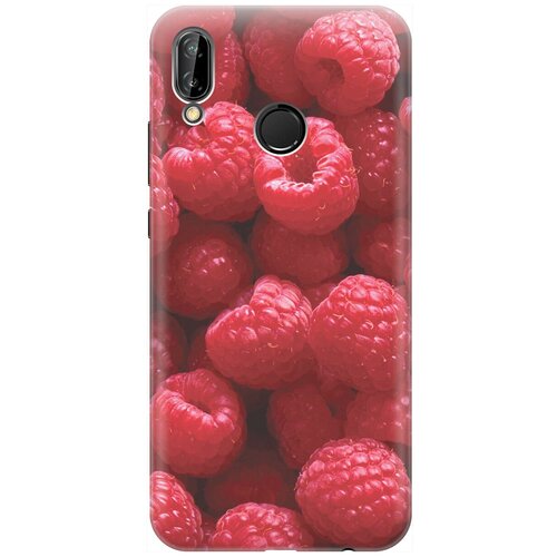 фото Re:pa накладка transparent для huawei p20 lite с принтом "малинки"