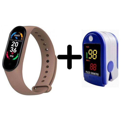 Умные часы BandRate Smart BRSM66BBR-SET2 с пульсометром пультом ДУ мониторингом сна 365000₽