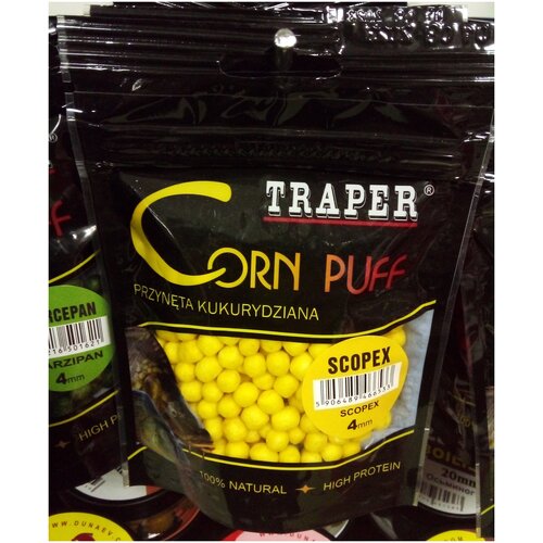 Кукуруза воздушная Traper Corn Puff Scopex (Скопекс) 4 mm x 20 g кукуруза воздушная traper corn puff 4 мм клубника 15030