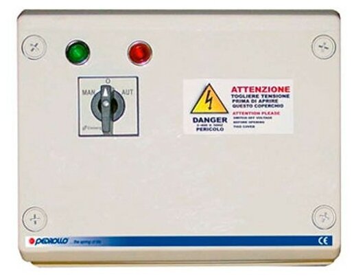 Пульт управления QST 2000 для трёхфазных скважинных насосов Pedrollo с датчиком уровня