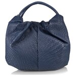 Мягкая сумка-тоут bruno rossi 018 blu - изображение