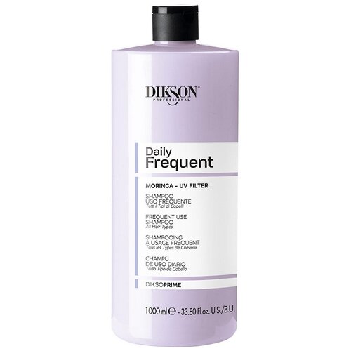 Шампунь DIKSOPRIME для ежедневного ухода DIKSON 1000 мл шампунь для всех типов волос для ежедневного применения dikson hs perfect day shampoo uso frequente 1000 мл