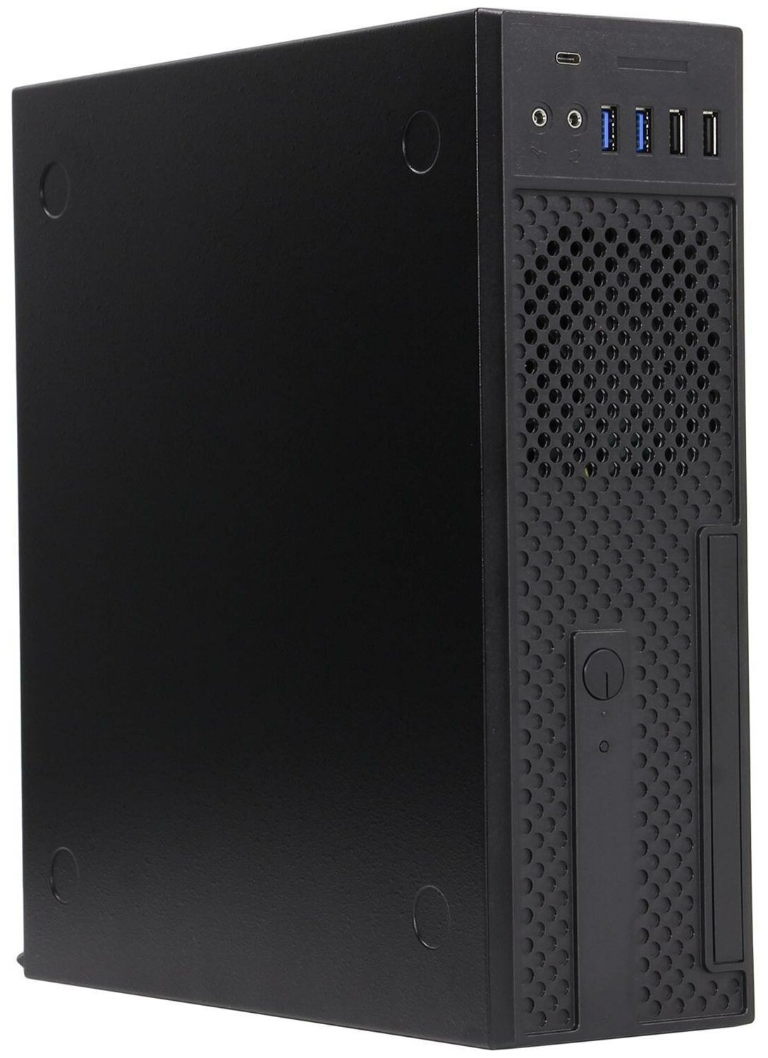 SlimCase INWIN CJ708BL IP-S265AU7-2 80plus Bronze, U3*2+U2*2+A(HD)+TYPE 3.1C + FAN 80*15mm + intrusion switch 6137379