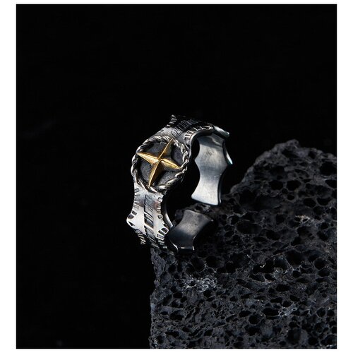 фото Кольцо руна звезда, крест, кольцо викинга,руническое колечко, кельтский узор, украшение на палец, аксессуар для мужчин и женщин drakon irg