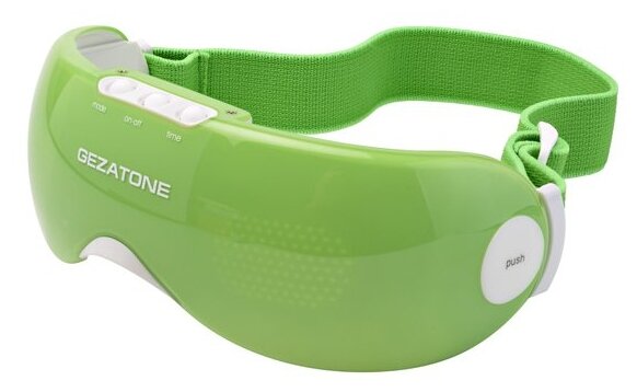 Вибрационный массажные очки для глаз электрический Gezatone iSee 208, зеленый - фотография № 2