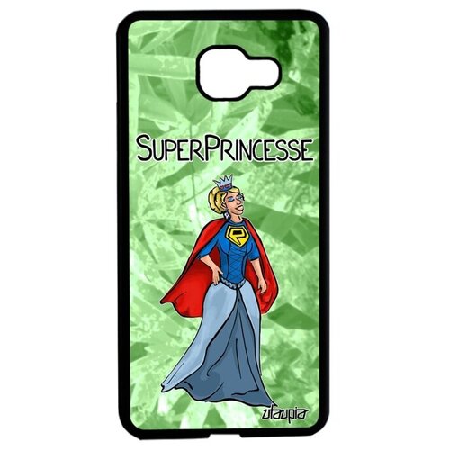фото Простой чехол для мобильного // galaxy a5 2016 // "суперпринцесса" смешной принцесса, utaupia, светло-зеленый