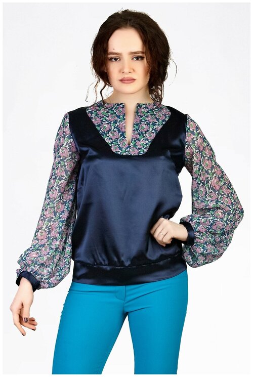 Блуза  SettyS Collection, повседневный стиль, размер 48