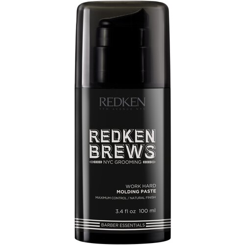 Redken Моделирующая паста Brews Work Hard, сильная фиксация, 100 мл