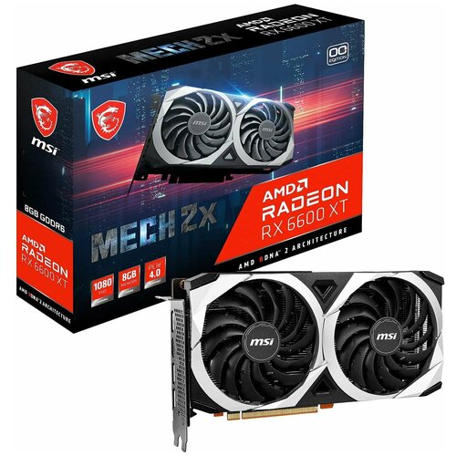 Видеокарта MSI Radeon RX 6600 XT MECH 2X 8G OC, Retail radeon rx 6750 xt mech 2x 12g