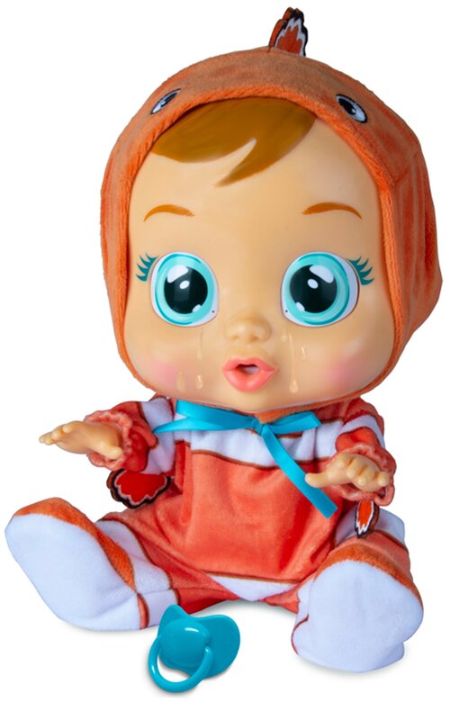 Пупс IMC Toys Cry Babies Плачущий младенец Flipy, 31 см, 90200 мультиколор