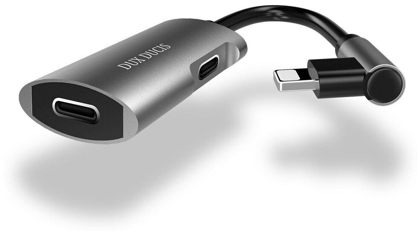 Переходник Dux Ducis Lightning Adapter (Adapt Lightning to Lightning + Lightning) - A20