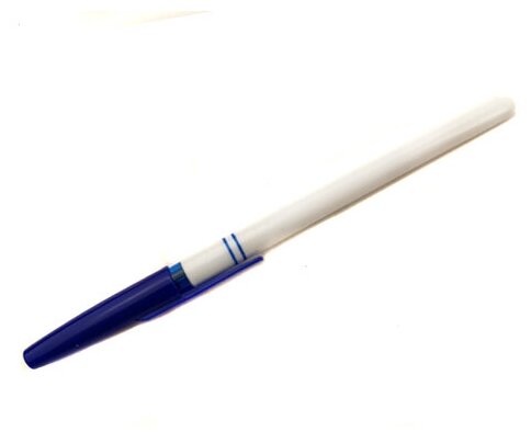 Ручка Bikson масляная, синие чернила, 1мм / 50шт в упаковке / ручка / набор 50шт