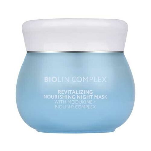 фото Beauty style prebioskin ревитализующая питательная ночная маска с комплексом модукин + биолин 50 г