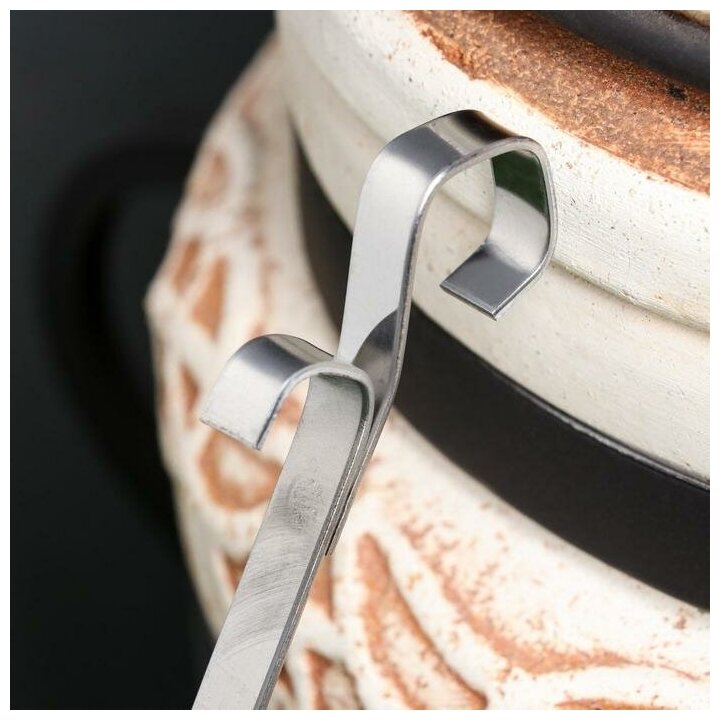 Шампур для тандыра, 50 х 1,1 см, нержавеющая сталь - 2 мм - фотография № 3