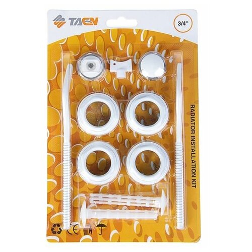 Комплект для подключения радиатора TAEN 1x34 с двумя кронштейнами в блистере 740₽