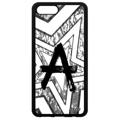фото Необычный чехол на // honor v10 / view 10 // "анархия" хаос anarchy, utaupia, серый