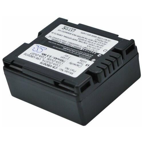 аккумулятор для фотоаппарата panasonic nv gs10 cga du14 7 2v 1500mah Аккумулятор для видеокамеры CGA-DU06, CGA-DU07, CGR-DU06