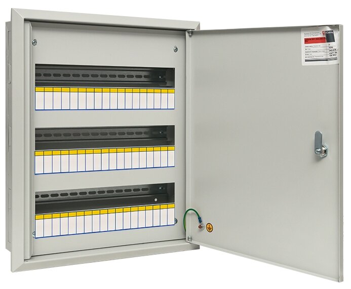 Щит распр. ЩРВ-54мод 540х440х120 встр. с зам. металл сер IP31 EKF