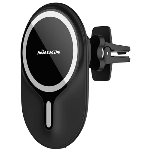 Автодержатель с беспроводной зарядкой Nillkin MagRoad Magnetic Car Mount with Wireless Charging Clip черный 1990₽