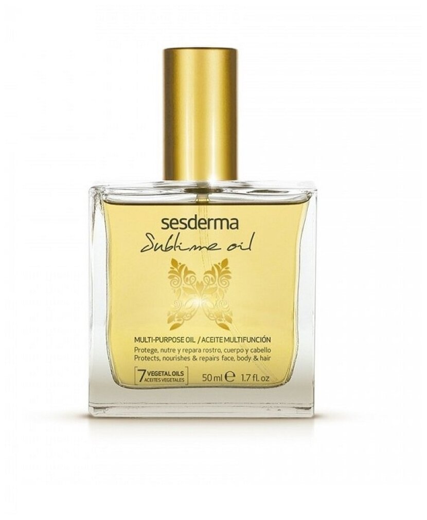 Масло для лица тела и волос питательное и восстанавливающее Sesderma Sublime Oil Multi-Purpose Oil