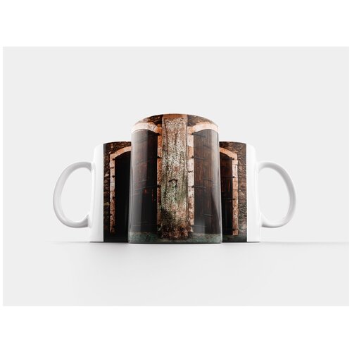 фото Кружка "двери, старый, деревянный" 320 мл lotsprints