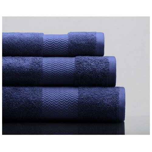 Полотенце махровое 50х90 см, синий