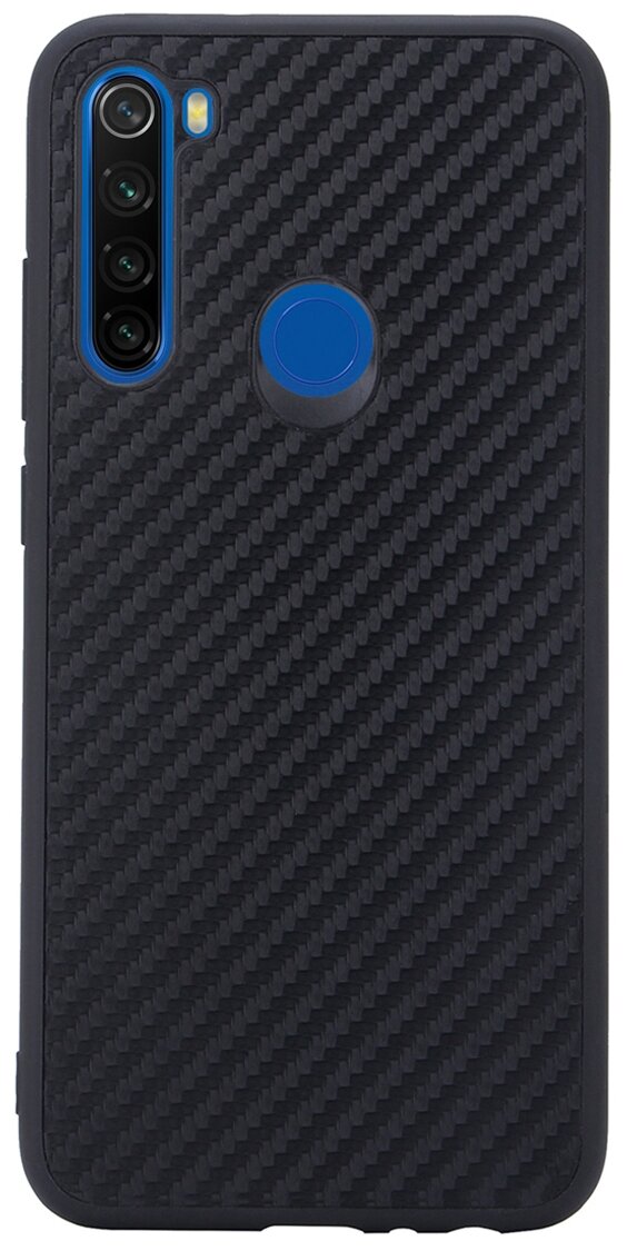Чехол накладка G-Case Carbon для Xiaomi Redmi Note 8T, черная