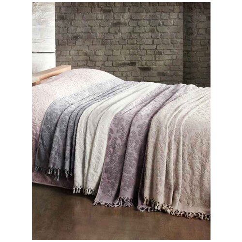 Махровое покрывало евро на кровать Pupilla Eliz