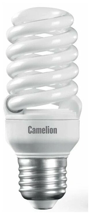 Лампа люминесцентная Camelion 10523, E27, T2, 20 Вт, 4200 К